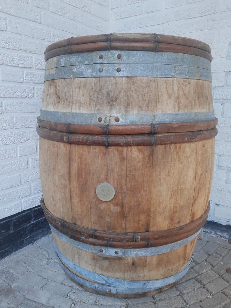 Eikenhouten Wijnvat - 90cm Hoog, 75cm Breed - Super Mooie, Ophalen