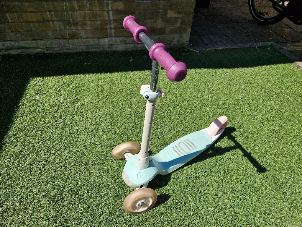 Oxelo step drie wielen met lichtjes, Fietsen en Brommers, Steps, Ophalen, Gebruikt, Gewone step, Oxelo (Decathlon)