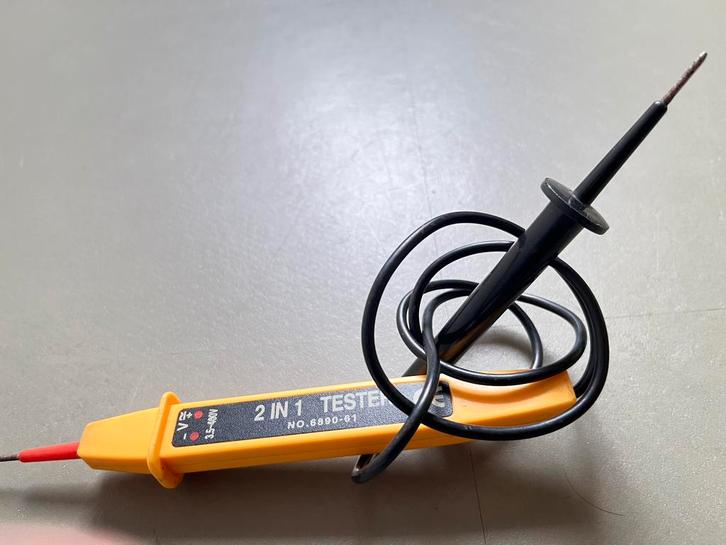 2 in 1 tester, Doe-het-zelf en Verbouw, Meetapparatuur, Zo goed als nieuw, Overige meters, Verzenden