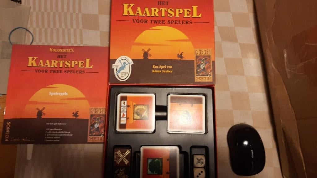 Kaartspel 2 spelers Kolonisten v Catan 999 games, Een of twee spelers, Ophalen of Verzenden, Nieuw, 999 games.