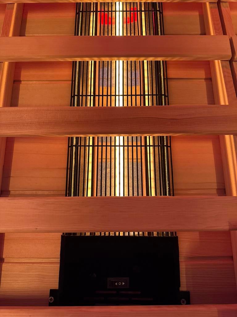 COMBI SAUNA INFRAROOD MET OPGIETKACHEL GRATIS MONTAGE! 🚚, Sport en Fitness, Sauna, ., Fins of Traditioneel, Complete sauna, Ophalen of Verzenden