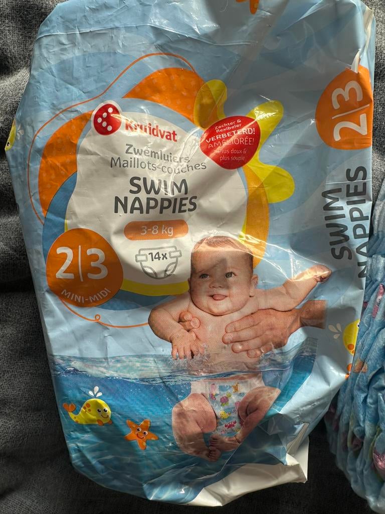 8 zwemluiers 3-8 kg, Jongetje of Meisje, Nieuw, Overige maten, Ophalen of Verzenden