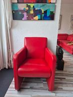 Leolux eetkamerstoel set 4, Ophalen, Gebruikt, 75 tot 100 cm, 50 tot 75 cm