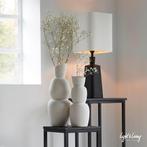 Light & Living Lampenkap Bolero Vierkant Wit 25x25x30 cm, Wit, Nieuw, Ophalen of Verzenden, Minder dan 25 cm