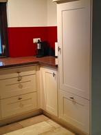 Landelijke keuken met granieten blad, Ophalen, Wit, Graniet of Steen, Dubbelwandige keuken