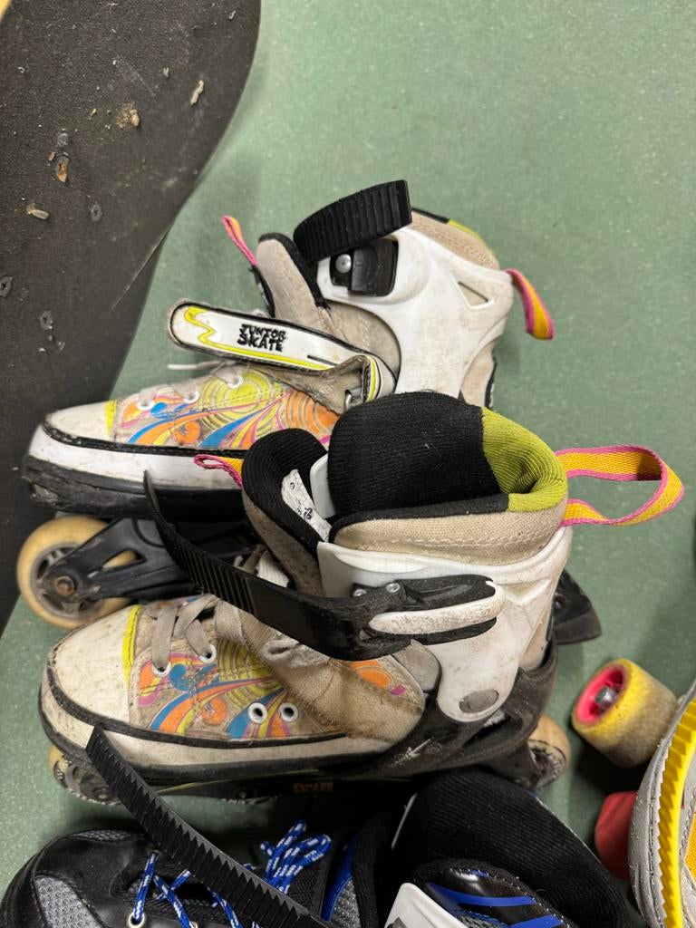 Rolschaatsen, Skateboard, Skeelers & Schaatsen - Verschillen, Kinderen, Inline skates 4 wielen, Ophalen, Overige merken