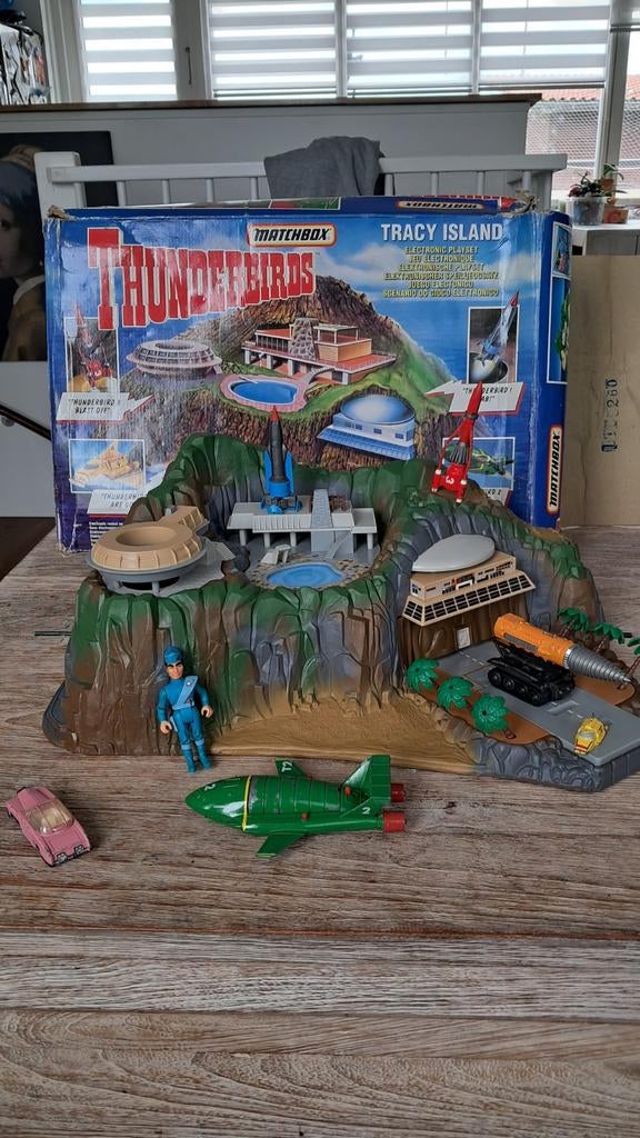 Thunderbirds Matchbox Tracy Island Speelset - Compleet!, Ophalen of Verzenden