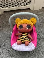 Grote LLL pop 30 cm in maxi cosie, Ophalen of Verzenden, Zo goed als nieuw, Babypop