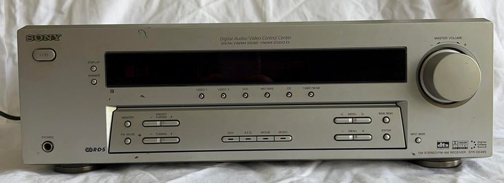 Sony STR-DE495 Receiver, Ophalen of Verzenden, 60 tot 120 watt, Sony, Gebruikt
