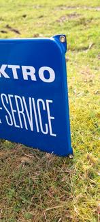 Vintage emaille reclamebord Audion Elektro Dealer Service., Verzamelen, Reclamebord, Gebruikt, ., Ophalen of Verzenden