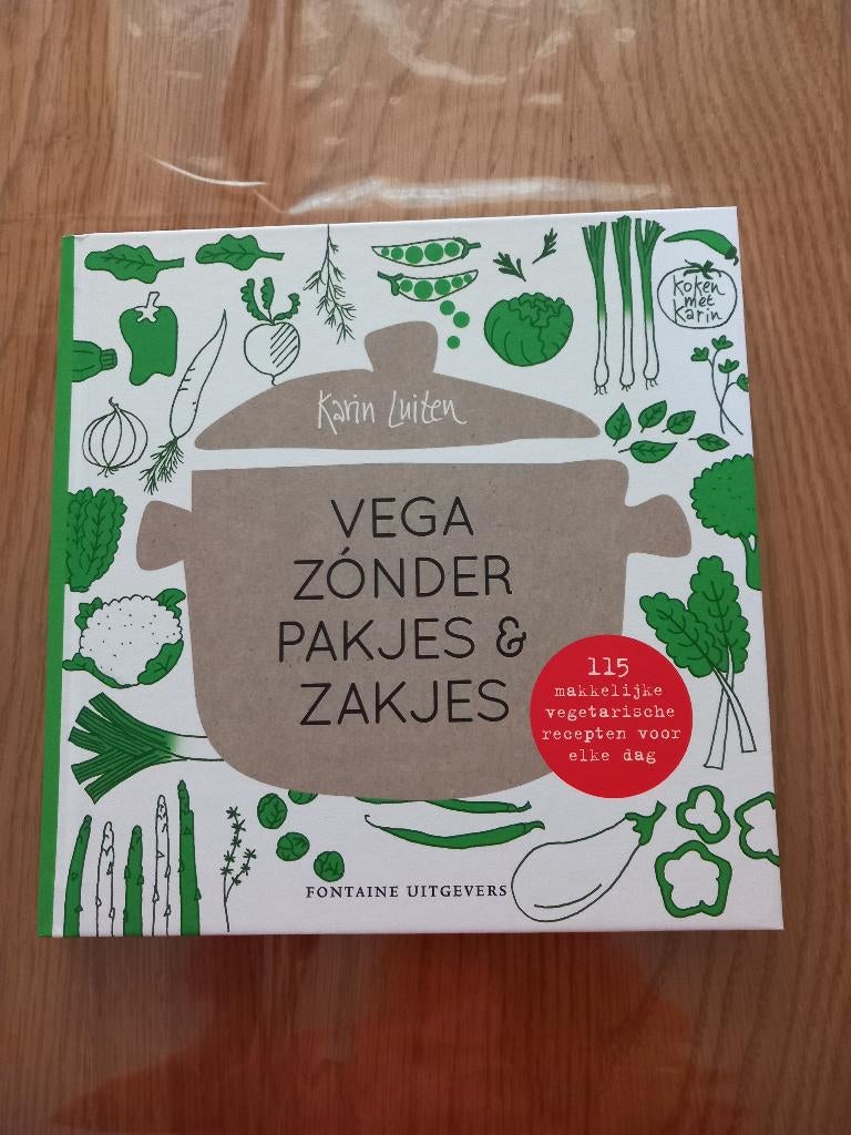 Vega zonder pakjes & zakjes - Karin Luiten, Ophalen, Karin Luiten, Gezond koken, Nieuw