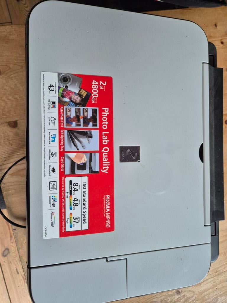 Canon PIXMA MP490 All-in-One Printer en Scanner, Computers en Software, Printers, Ophalen, Kleur printen, Gebruikt, Canon