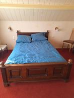 Houten tweepersoonsbed, Ophalen of Verzenden