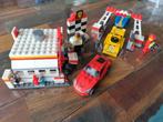 LEGO Shell tankstation met raceauto's, Ophalen of Verzenden, Gebruikt, Complete set, Lego
