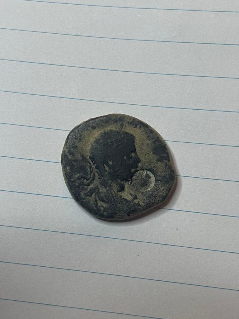 Septimus Alexander met klop cappadocia romeinse bodemvondst, Ophalen of Verzenden, Brons