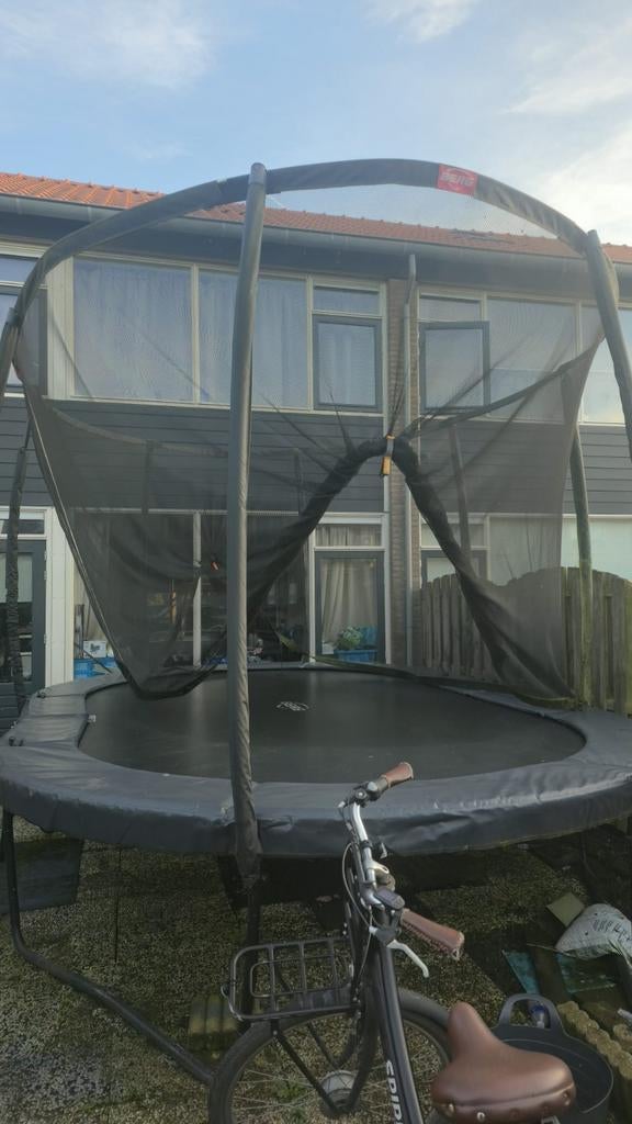 BERG Grand Champion Trampoline met Safety Net DLX XL, Ophalen, Gebruikt