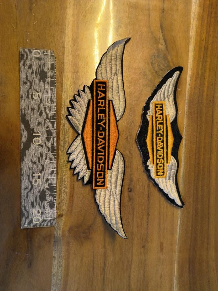 Vintage Harley-Davidson Patches - Groot & Klein, Ophalen of Verzenden