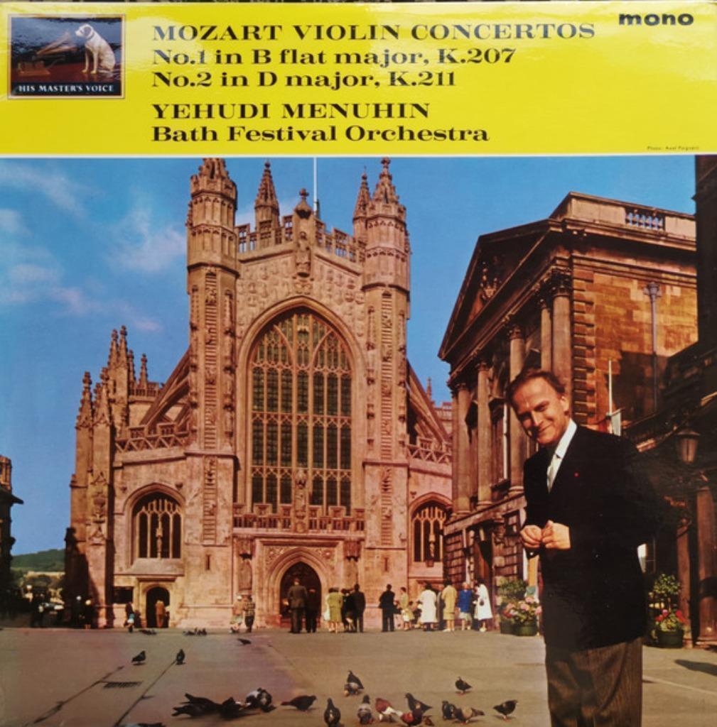 Yehudi Menuhin Mozart Violin Concertos Nos. 1 & 2, Kamermuziek, Ophalen of Verzenden, Zo goed als nieuw, 12 inch