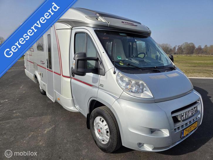 Hymer T 674SL 3.0L 158PK ☆Enkele bedden, Xxl-koelkast, 201, Caravans en Kamperen, Campers, Bedrijf, Half-integraal, Hymer, Diesel