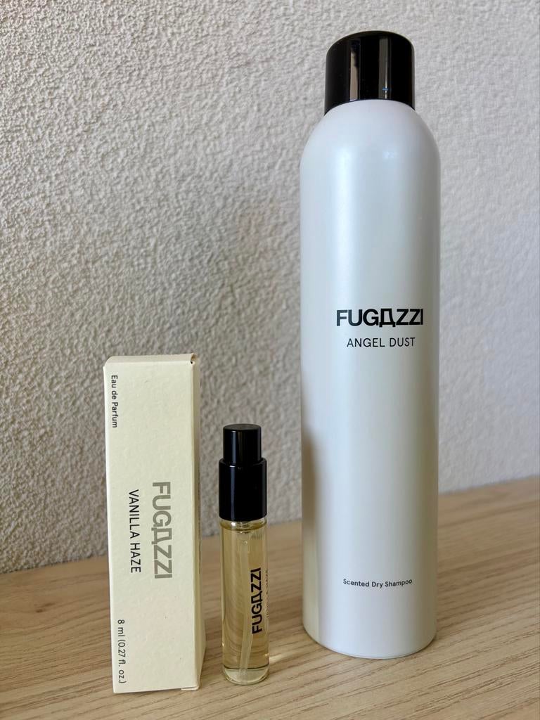 Fugazzi Angel Dust Dry Shampoo en Vanilla Haze Parfum, Sieraden, Tassen en Uiterlijk, Uiterlijk | Parfum, Ophalen of Verzenden