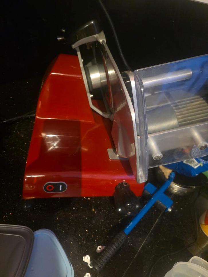 Berkel snijmachine - Rood, professionele kwaliteit, Witgoed en Apparatuur, Keukenmixers, Zo goed als nieuw, Ophalen of Verzenden