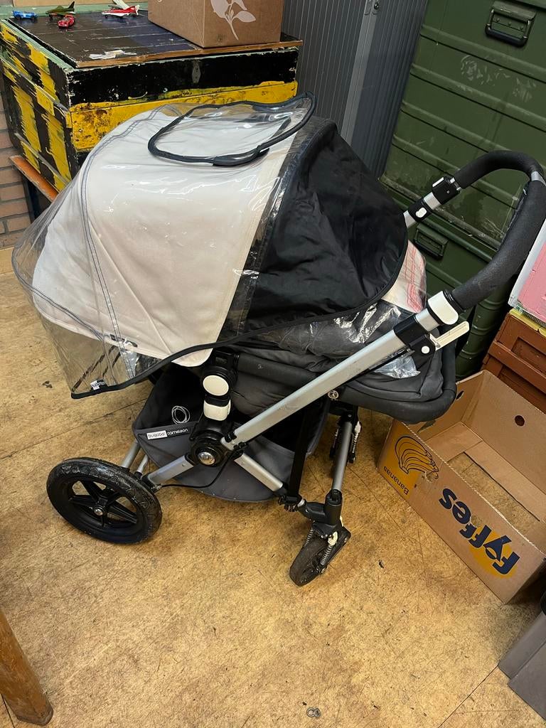 Bugaboo Cameleon Combiwagen met Reiswieg en Regenhoes, Ophalen, Gebruikt, Bugaboo, Combiwagen