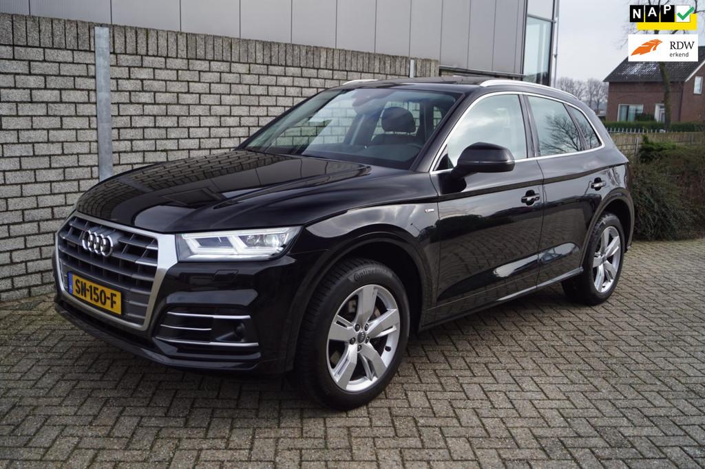 Audi Q5 2.0 TFSI quattro Sport Pro Line S Autom Panodak Lede, Automaat, Gebruikt, 4 cilinders, Zwart