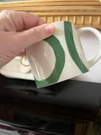 Urban Culture mok met groen patroon, Huis en Inrichting, Keramiek, Ophalen of Verzenden, Zo goed als nieuw, Overige stijlen