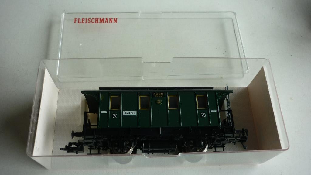 Fleischmann H0 5051 personenwagon in ovp, Gebruikt, Gelijkstroom, Fleischmann, Wagon