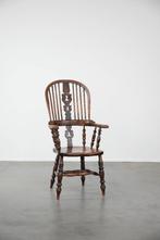 Antieke Engelse highback Windsor stoel, Ophalen