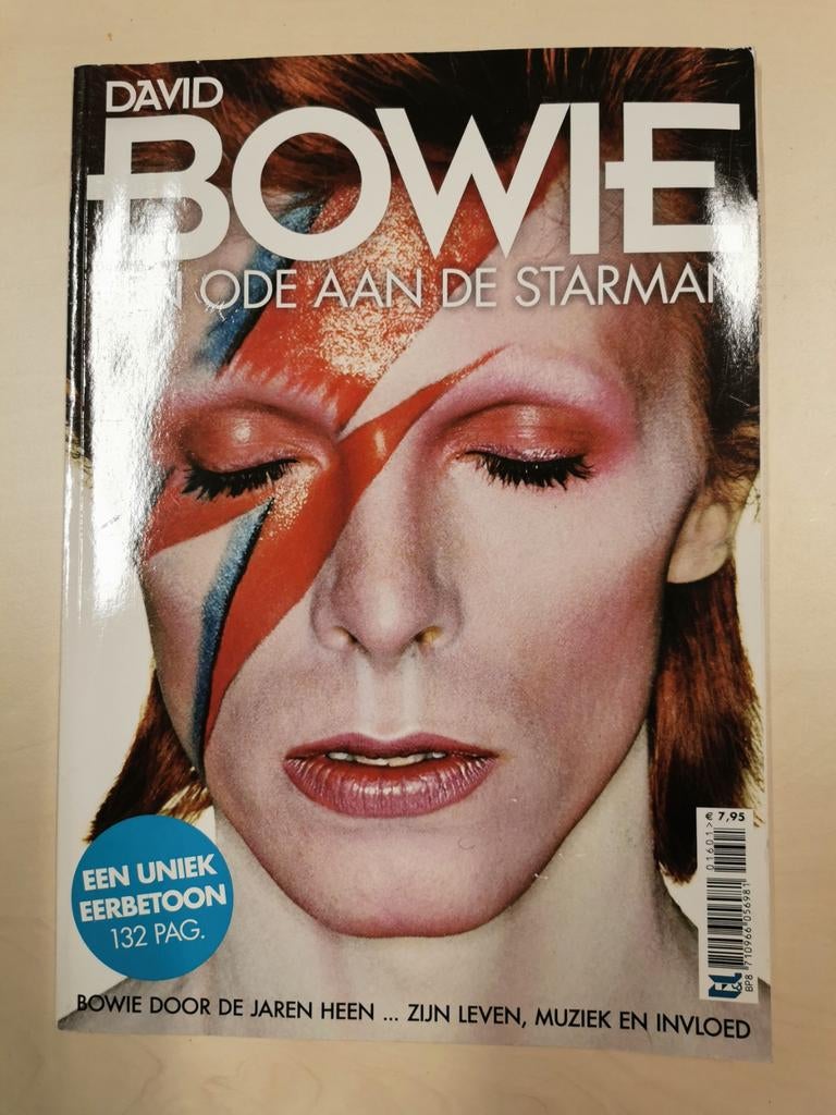 David Bowie Ode aan de Starman tijdschrift, Ophalen of Verzenden, Gelezen, Muziek, Film of Tv