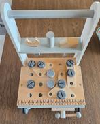 Loopwagen / werkbank, Kinderen en Baby's, Speelgoed | Houten speelgoed, Ophalen, Gebruikt, Duw- of Trekspeelgoed