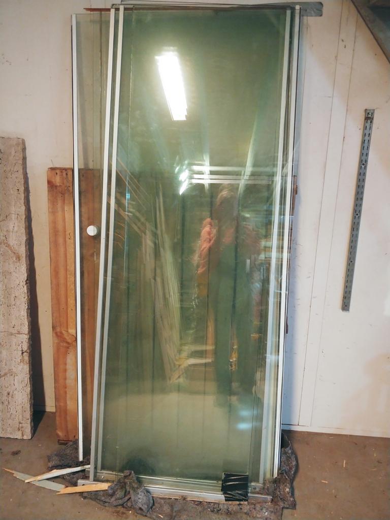 5 glaspanelen., Ophalen, Minder dan 80 cm, Glasplaat, Minder dan 80 cm