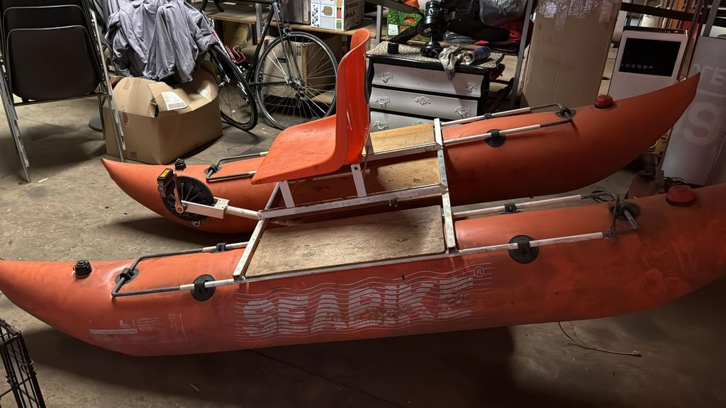 2x Vintage waterfiets opblaasbaar (jaren “80/“90), Ophalen, Gebruikt, Overige typen, Opblaasbaar