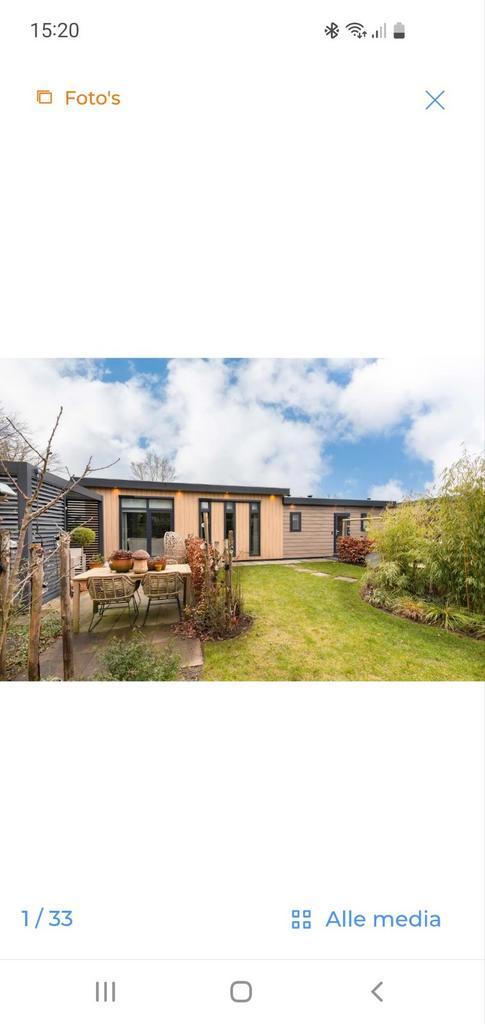 Recreatiewoning te koop 63m2 Veluwe gasloos onderhoudsvrij, Huizen en Kamers, Recreatiewoningen te koop, A