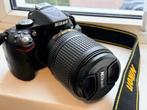 Nikon Reflex D5200 +Nikon AF-S DX Nikkor 18-140mm f/3.5-5.6G, Spiegelreflex, Ophalen of Verzenden, Zo goed als nieuw, Nikon