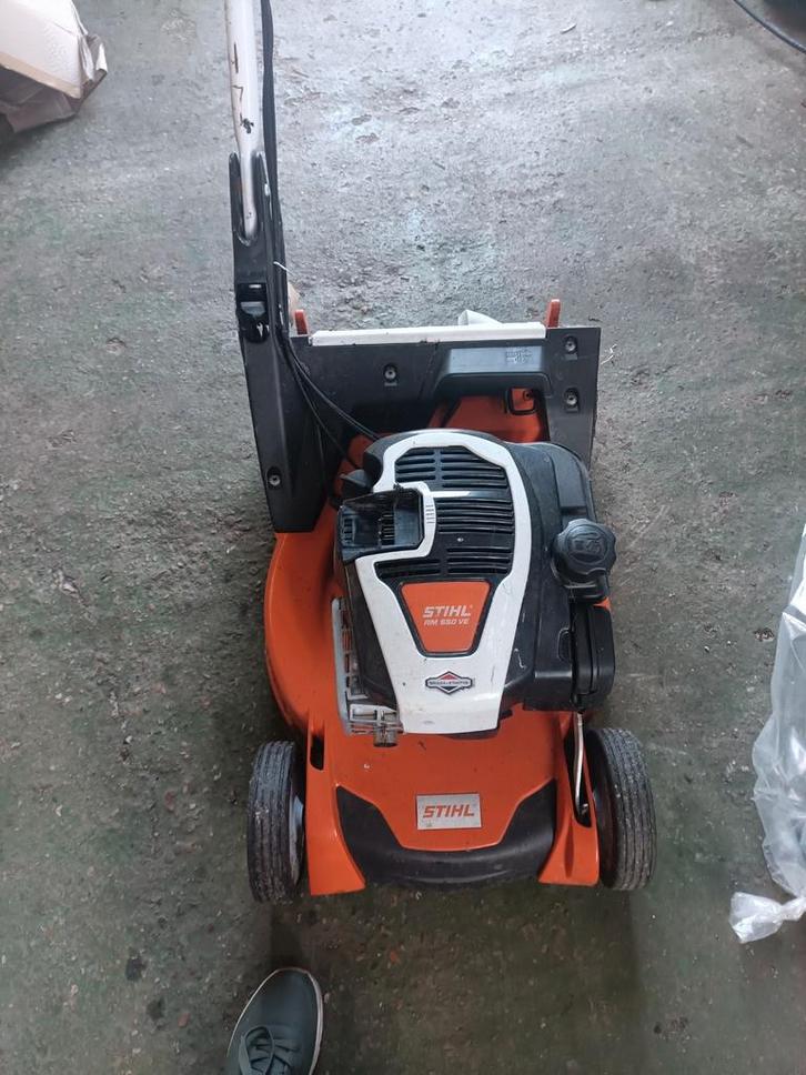 Stihl grasmaaier RM 650 VE, Tuin en Terras, Grasmaaiers, Zo goed als nieuw, Ophalen