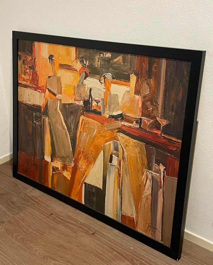 Ikea Abstract Schilderij Yuri Tremler  Gesigneerd, Ophalen