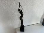 Bronzen beeld naakte vrouw, gesigneerd Milo, 54,5 cm, Ophalen of Verzenden