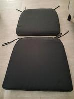 2x Zwarte Stoelkussens - Comfortabel en Stijlvol, Ophalen of Verzenden, Zo goed als nieuw, Zwart, Overige vormen