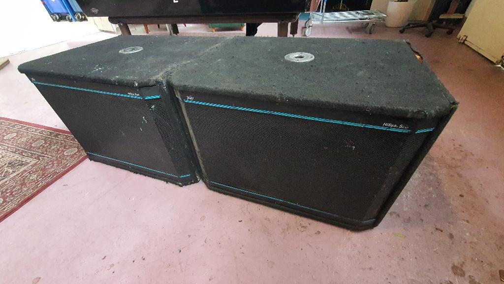 2x Peavey HiSys 215 XT subs, Ophalen, Gebruikt, Audio