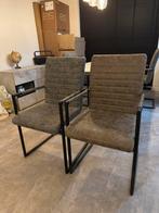 4 Eettafel Stoelen, Ophalen, Gebruikt, Grijs, Vier