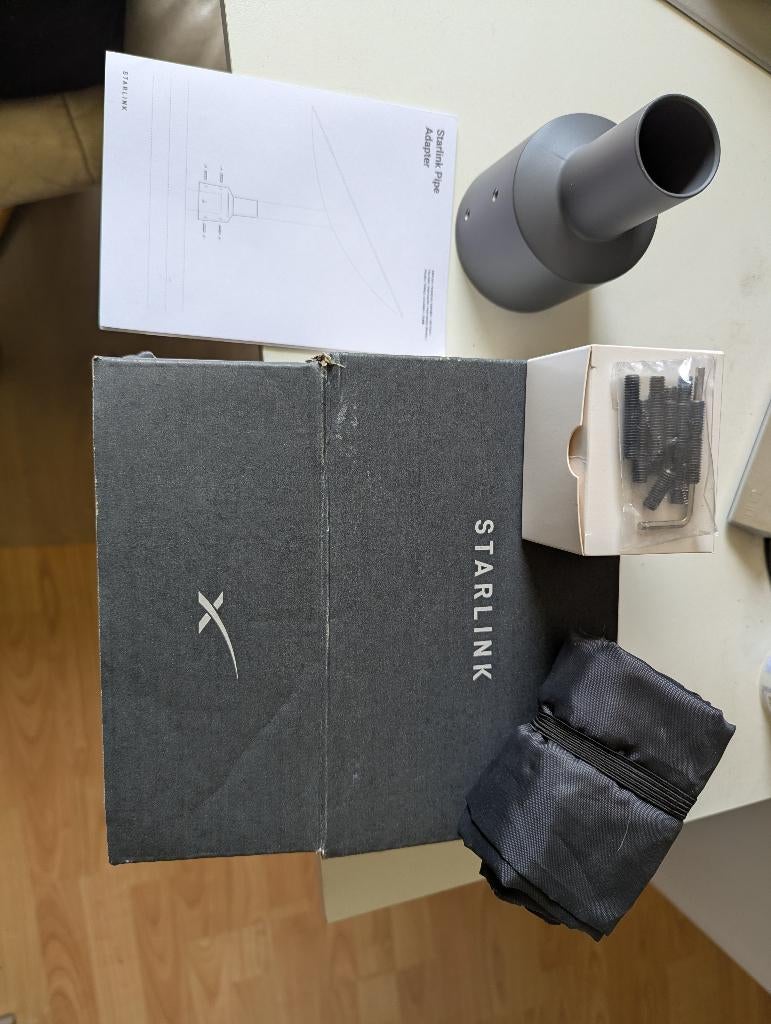 Originele Starlink Pijp adapter, Computers en Software, Routers en Modems, Ophalen of Verzenden, Nieuw, Router, Starlink
