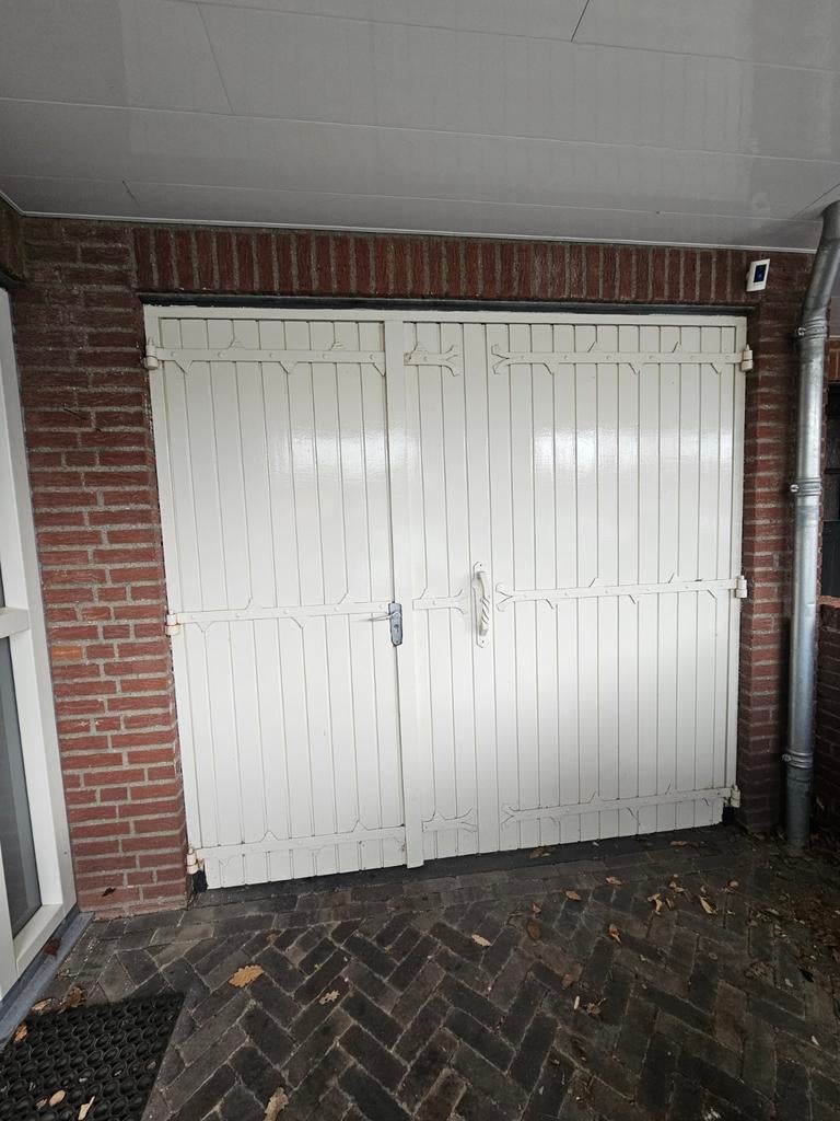 Garagedeur Garagedeuren openslaande deuren houten deur, Ophalen, Gebruikt, Garagedeur, Hout