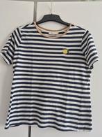 Sissy-Boy gestreept T-shirt met citroen borduursel, Maat 38/40 (M), Blauw, Sissy-Boy, Ophalen of Verzenden