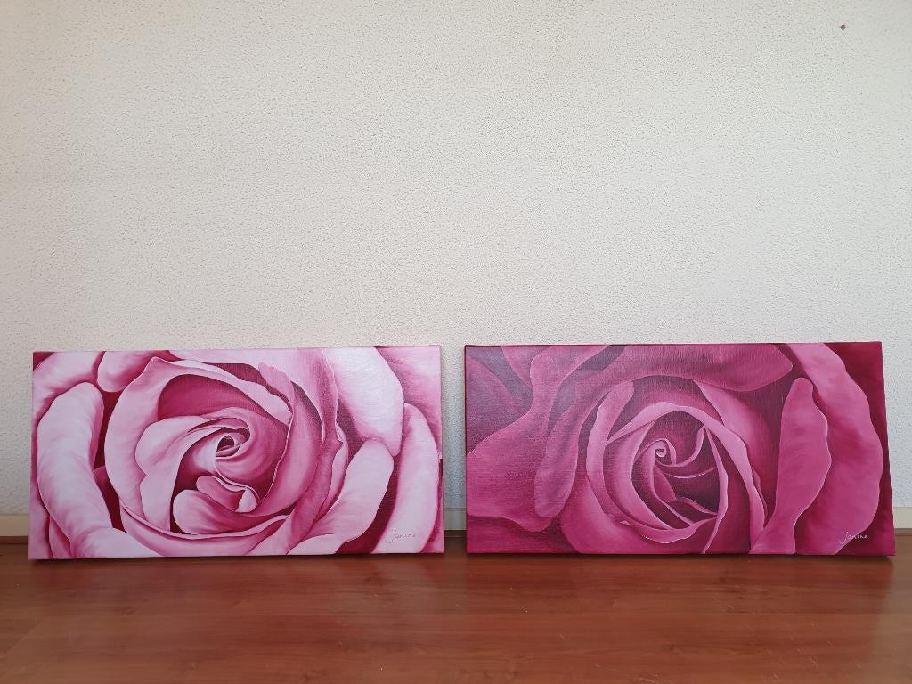 Schilderij tweeluik, Ophalen