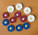 Gehaakte bloemen applicaties, Hobby en Vrije tijd, Breien en Haken, Ophalen of Verzenden, Nieuw, Haken, Overige typen