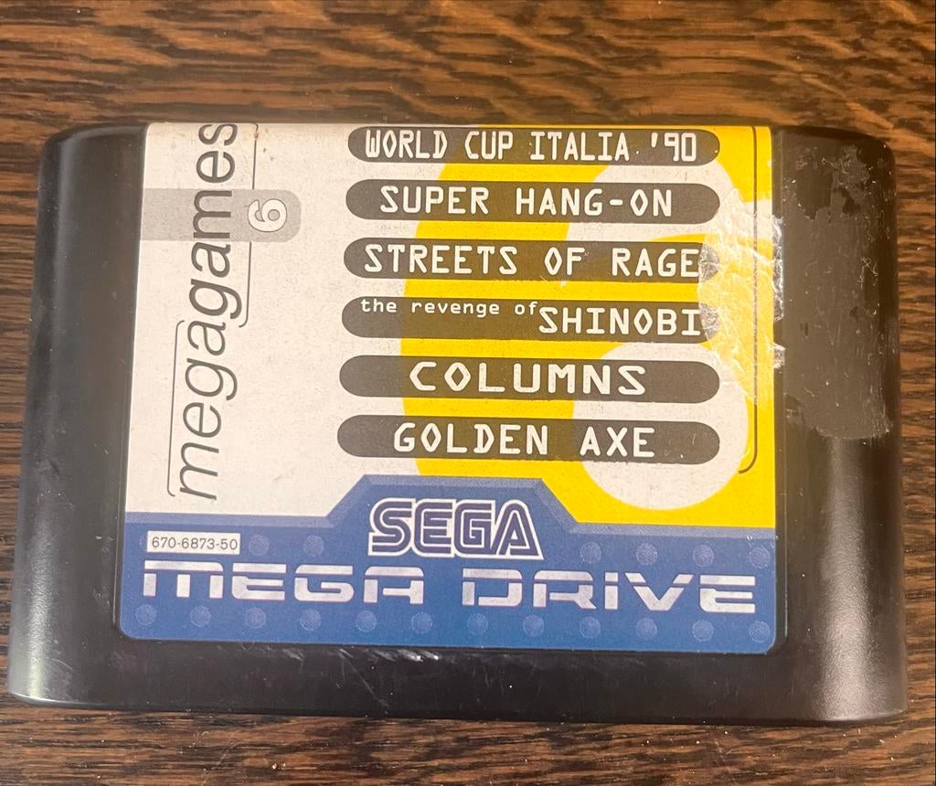 Sega Mega Drive Megagames 6-in-1 Cartridge - Ophalen, Spelcomputers en Games, Games | Sega, Ophalen, Gebruikt, Overige genres