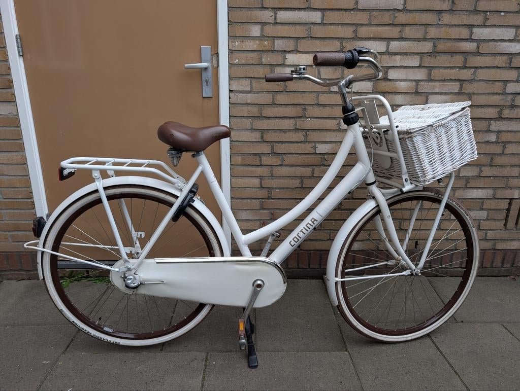 Nette Cortina U4 parelmoer wit
3 versnellingen en led verlin, Fietsen en Brommers, Fietsen | Dames | Damesfietsen, 53 tot 56 cm