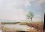 Olieverf Adriaan van 't Hoff Hollands Landschap Scheen, Antiek en Kunst, Ophalen